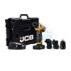 JCB 12DD-2-E-BOXX fúró-csavarozó 30Nm 2x2Ah 12V +3db különböző tokmány, L-Boxx