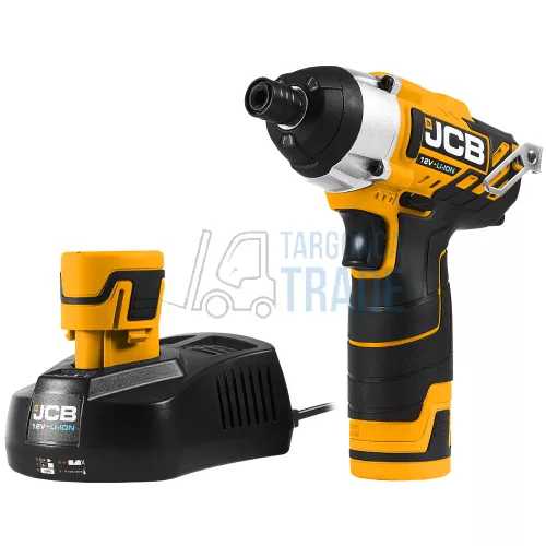 JCB 12DD-2-E-BOXX fúró-csavarozó 30Nm 2x2Ah 12V +3db különböző tokmány, L-Boxx