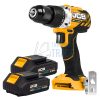 JCB-18BLDD-B kefementes fúrókalapács 18V 2db 2Ah akkuval, töltővel, W-BOXX-ban
