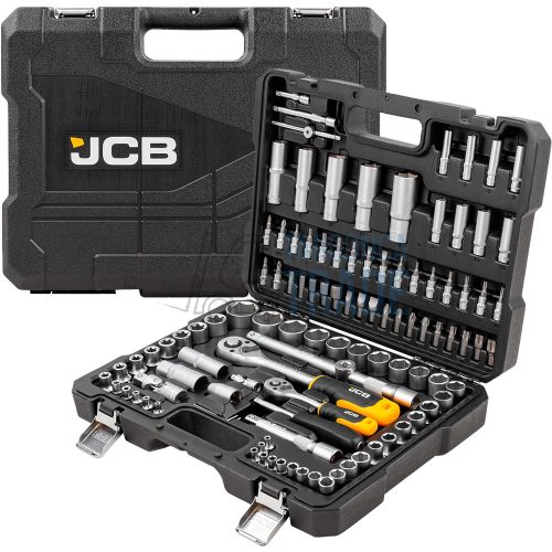 JCB 108 részes szerszámkészlet króm-vanádium acél