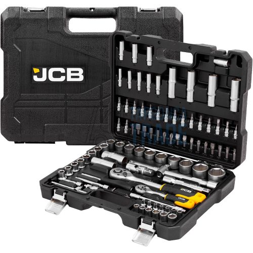 JCB 94 részes szerszámkészlet króm-vanádium acél